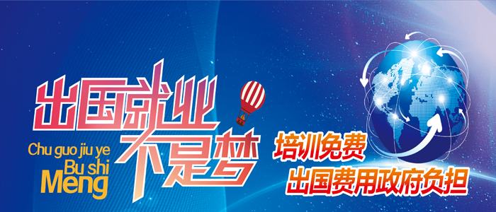 出國就業(yè)不是夢  培訓(xùn)免費(fèi) 出國費(fèi)用政府承擔(dān)